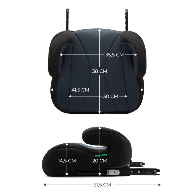 Автокрісло-бустер Kinderkraft i-Boost Black KCIBOO00BLK0000