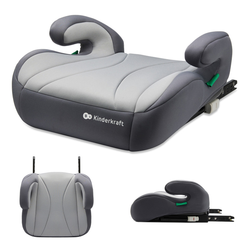 Автокрісло-бустер Kinderkraft i-Boost Grey KCIBOO00GRY0000