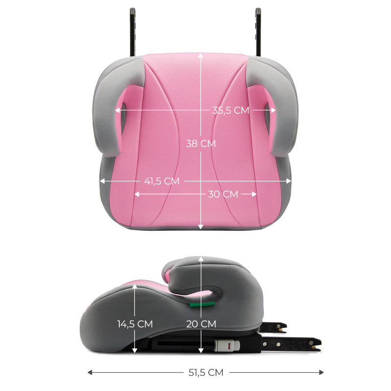 Автокрісло-бустер Kinderkraft i-Boost Pink KCIBOO00PNK0000