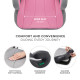Автокрісло-бустер Kinderkraft i-Boost Pink KCIBOO00PNK0000