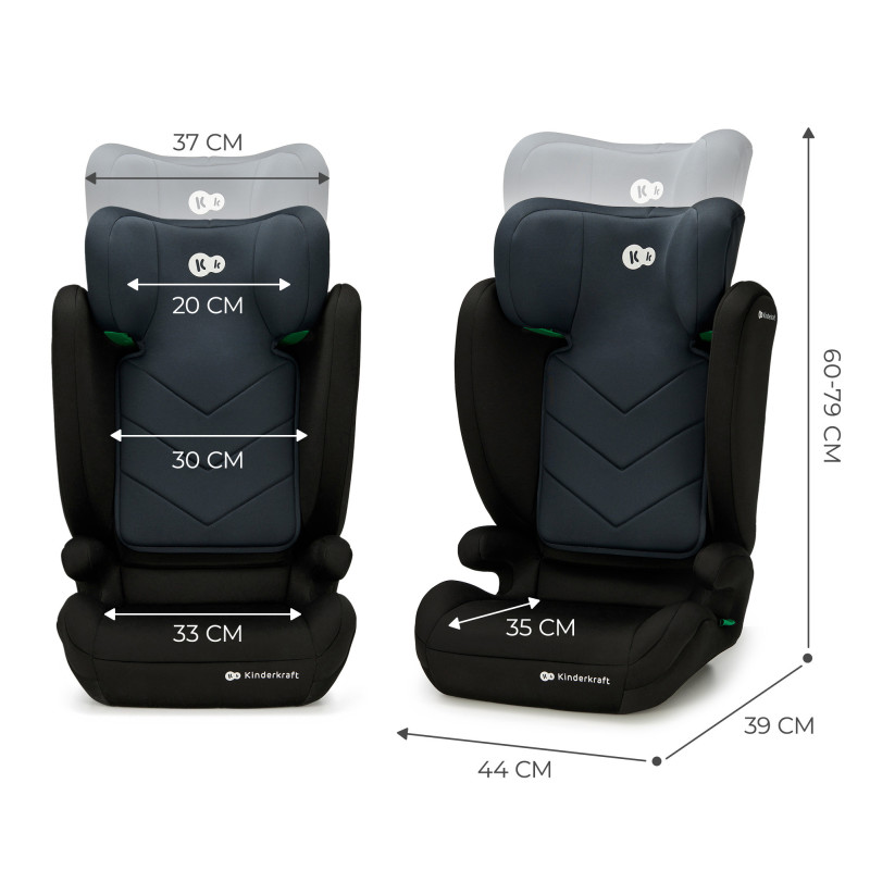 Автокрісло Kinderkraft i-Spark Black KCISPA00BLK0000