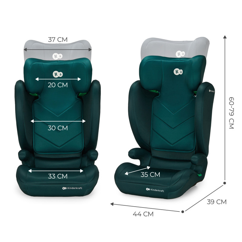 Автокрісло Kinderkraft i-Spark Green KCISPA00GRE0000