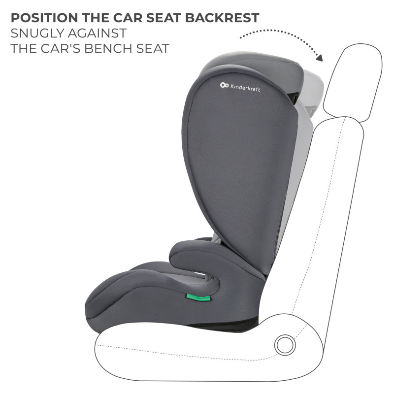 Автокрісло Kinderkraft i-Spark Grey KCISPA00GRY0000