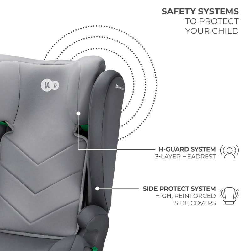 Автокрісло Kinderkraft i-Spark Grey KCISPA00GRY0000