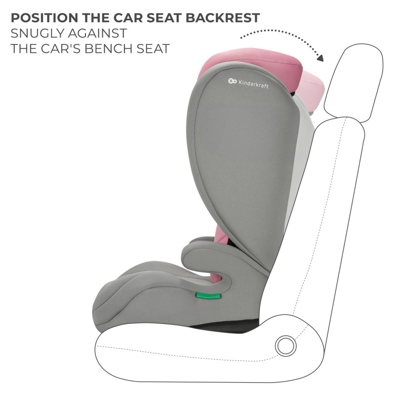 Автокрісло Kinderkraft i-Spark Pink KCISPA00PNK0000