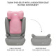 Автокрісло Kinderkraft i-Spark Pink KCISPA00PNK0000