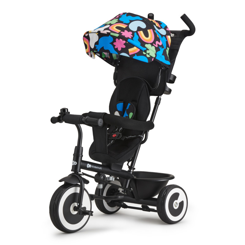 Триколісний велосипед Kinderkraft Aston Happy Shapes KRASTO00HAP0000