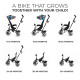 Триколісний велосипед Kinderkraft Aston Happy Shapes KRASTO00HAP0000