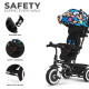 Триколісний велосипед Kinderkraft Aston Happy Shapes KRASTO00HAP0000
