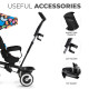 Триколісний велосипед Kinderkraft Aston Happy Shapes KRASTO00HAP0000