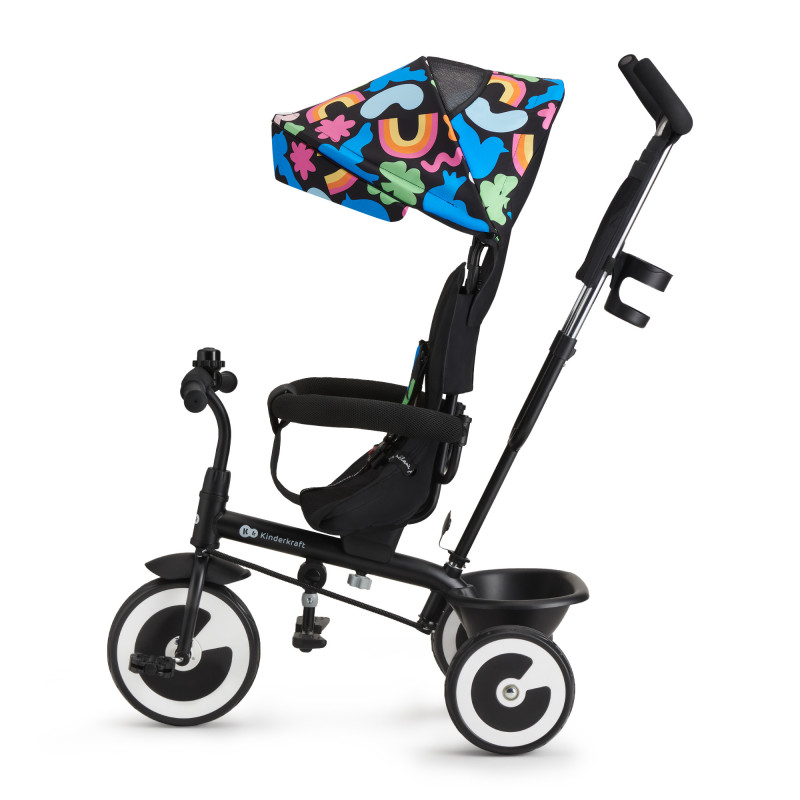 Триколісний велосипед Kinderkraft Aston Happy Shapes KRASTO00HAP0000