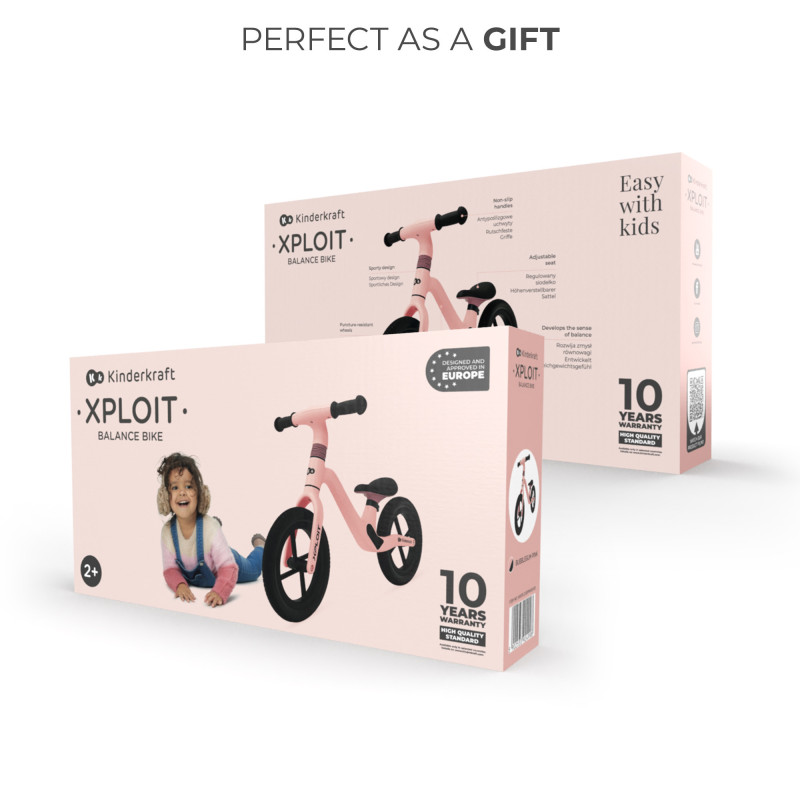 Біговел Kinderkraft Xploit Bubblegum Pink KRXPLO00PNK0000