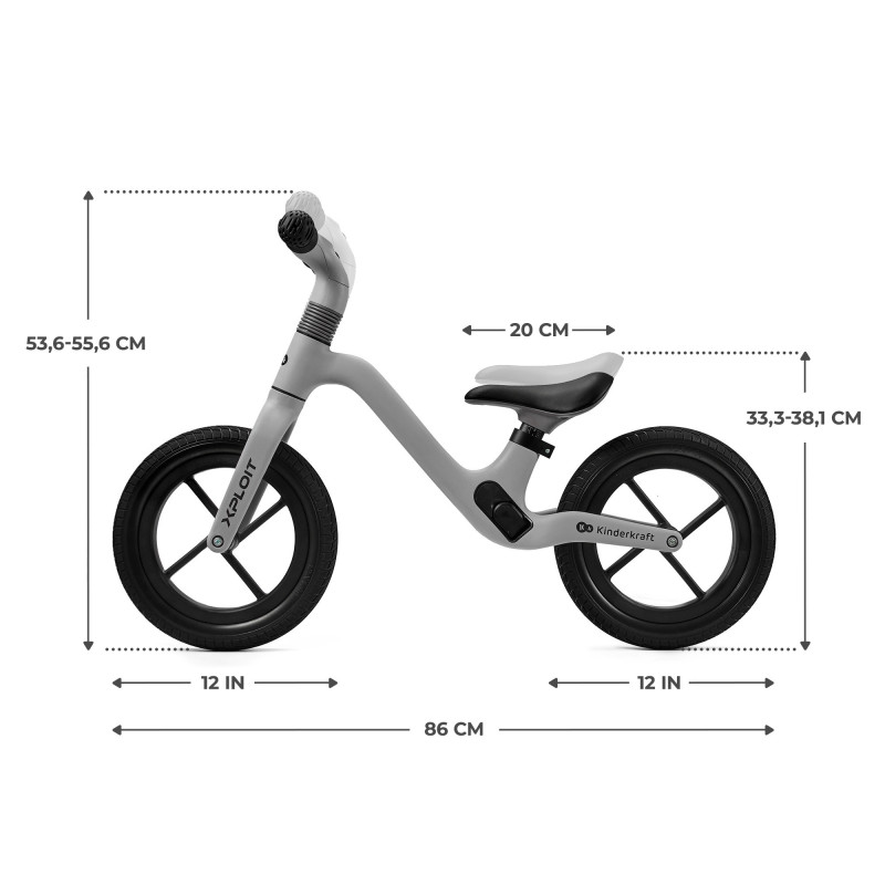 Біговел Kinderkraft Xploit Moontone Silver KRXPLO00GRY0000