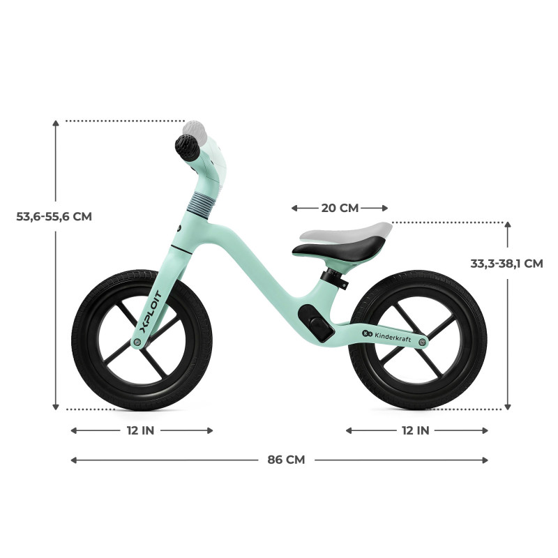 Біговел Kinderkraft Xploit Turquoise KRXPLO00TRQ0000