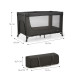 Ліжко-манеж Kinderkraft Joy Light Grey KLJOYLIGRY00000