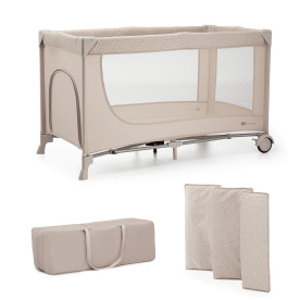 Ліжко-манеж Kinderkraft Joy 2 Beige KLJOY02BEG00000