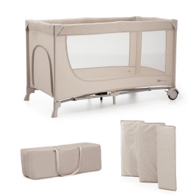 Ліжко-манеж Kinderkraft Joy 2 Beige KLJOY02BEG00000