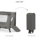 Ліжко-манеж Kinderkraft Joy 2 Dark Grey KLJOY02DGR00000