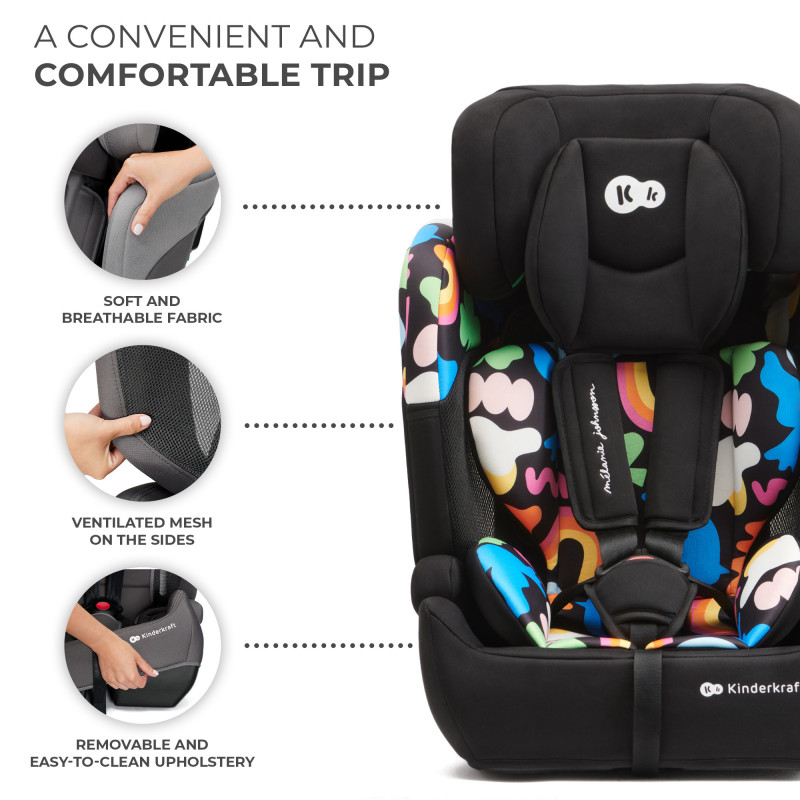 Автокрісло Kinderkraft Comfort Up i-Size Happy Shapes KCCOUP02HAP0000
