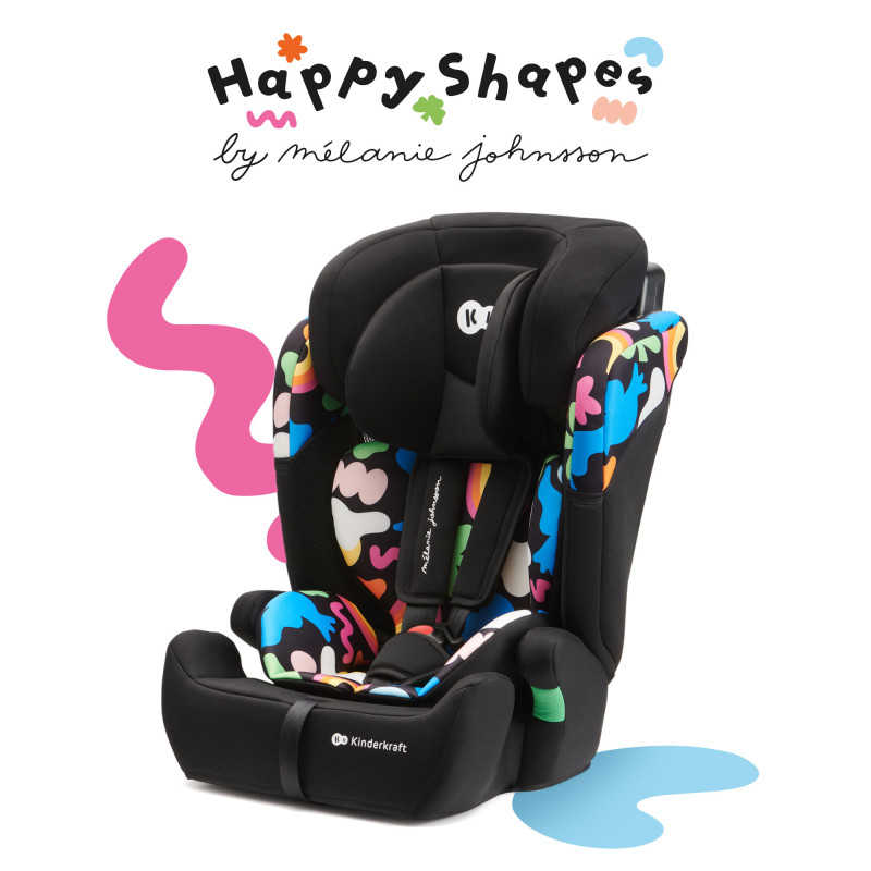 Автокрісло Kinderkraft Comfort Up i-Size Happy Shapes KCCOUP02HAP0000