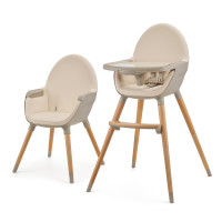 Стільчик для годування 2 в 1 Kinderkraft Fini 2 Beige KHFINI02BEG0000