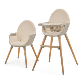 Стільчик для годування 2 в 1 Kinderkraft Fini 2 Beige KHFINI02BEG0000