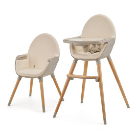 Стільчик для годування 2 в 1 Kinderkraft Fini 2 Beige KHFINI02BEG0000
