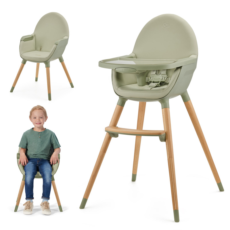 Стільчик для годування 2 в 1 Kinderkraft Fini 2 Green KHFINI02GRE0000