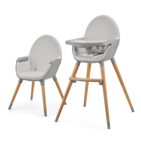 Стільчик для годування 2 в 1 Kinderkraft Fini 2 Grey KHFINI02GRY0000