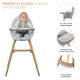 Стільчик для годування 2 в 1 Kinderkraft Fini 2 Grey KHFINI02GRY0000