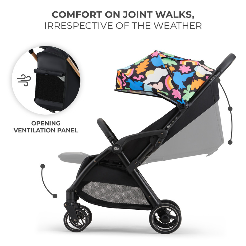 Прогулянкова коляска Kinderkraft Apino Happy Shapes KSAPIN00HAP0000