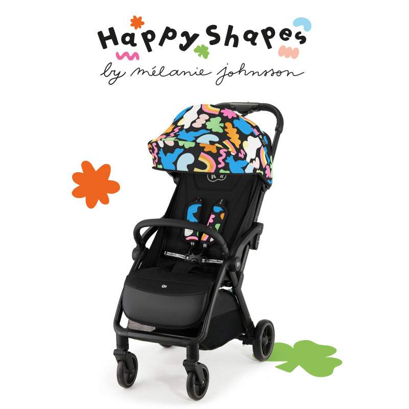 Прогулянкова коляска Kinderkraft Apino Happy Shapes KSAPIN00HAP0000