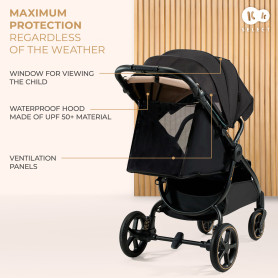 Прогулянкова коляска Kinderkraft Mitzy Ink Black KSMITZ00BLK0000