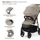 Прогулянкова коляска Kinderkraft Trig 3 Stone Beige KSTRIG03BEG0000