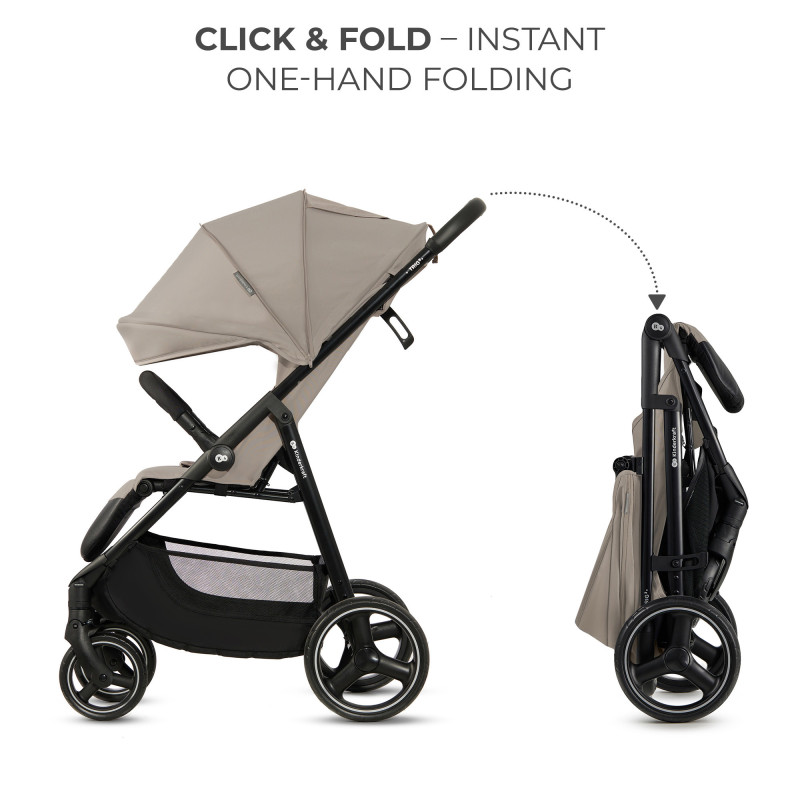 Прогулянкова коляска Kinderkraft Trig 3 Stone Beige KSTRIG03BEG0000