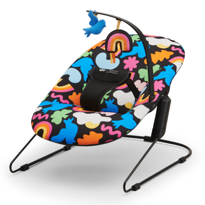 Шезлонг-гойдалка Kinderkraft Calmee Happy Shapes KBCALM00HAP0000