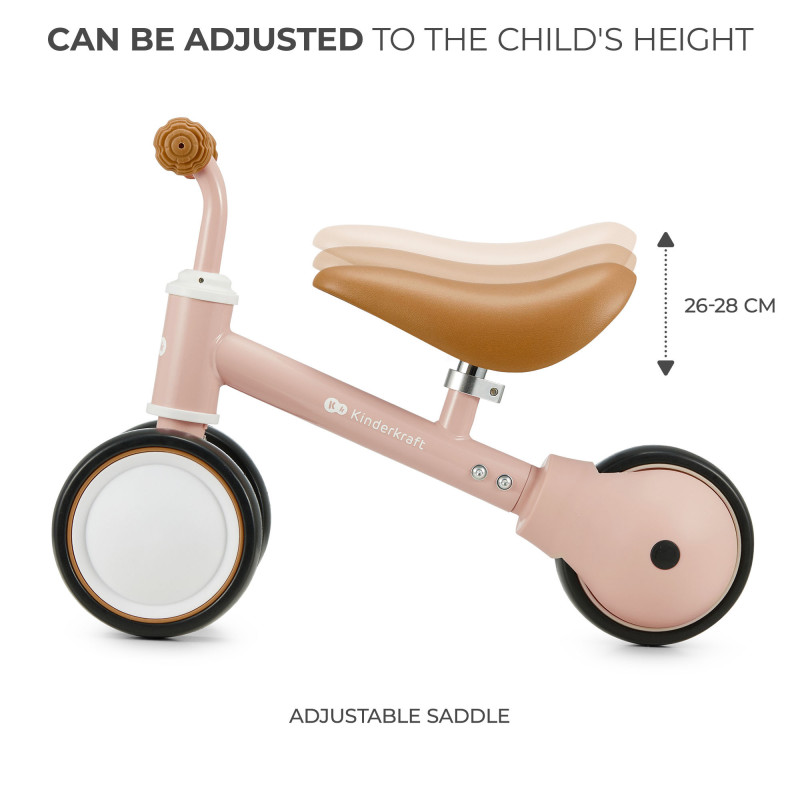 Каталка-біговел Kinderkraft Cutie Pink KRCUTI00PNK0000
