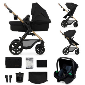 Універсальна коляска 3 в 1 Kinderkraft Moov 2 Pure Black KSMOOV02BLKEV00