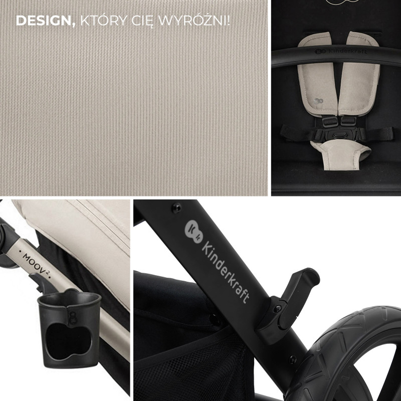 Універсальна коляска 3 в 1 Kinderkraft Moov 2 Moonlight Gray KSMOOV02GRYEV00