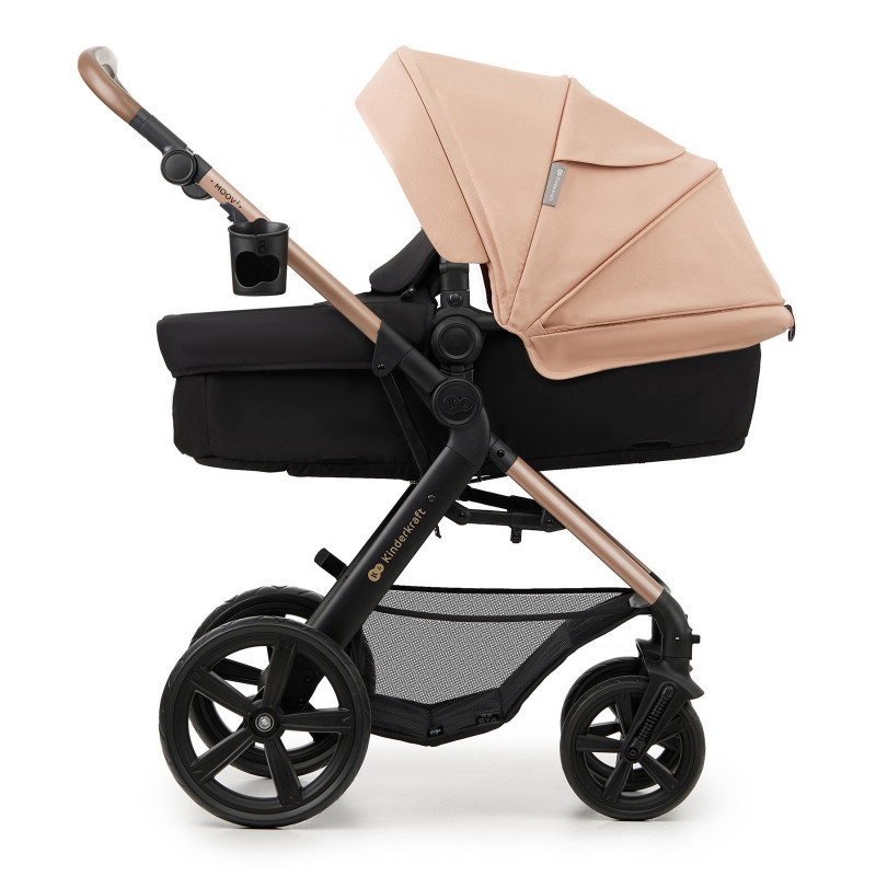 Універсальна коляска 3 в 1 Kinderkraft Moov 2 Sand Beige KSMOOV02BEGEV00