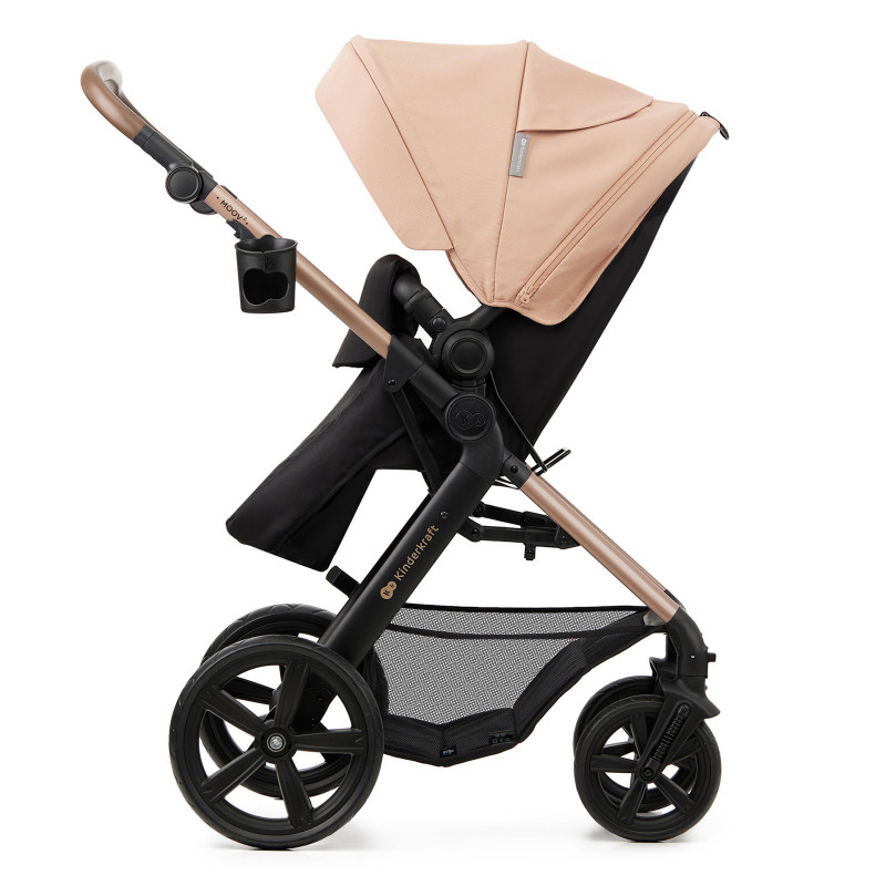 Універсальна коляска 3 в 1 Kinderkraft Moov 2 Sand Beige KSMOOV02BEGEV00