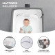 Приставне ліжечко-колиска Kinderkraft Neste Grow Grey Melange KCNEGR00GRY0000