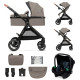 Універсальна коляска 3 в 1 Kinderkraft Esme Sand Beige KSESME00BEG3000