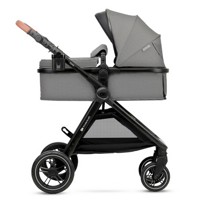 Універсальна коляска 3 в 1 Kinderkraft Esme Moonlight Grey KSESME00GRY3000