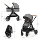 Універсальна коляска 3 в 1 Kinderkraft Esme Moonlight Grey KSESME00GRY3000