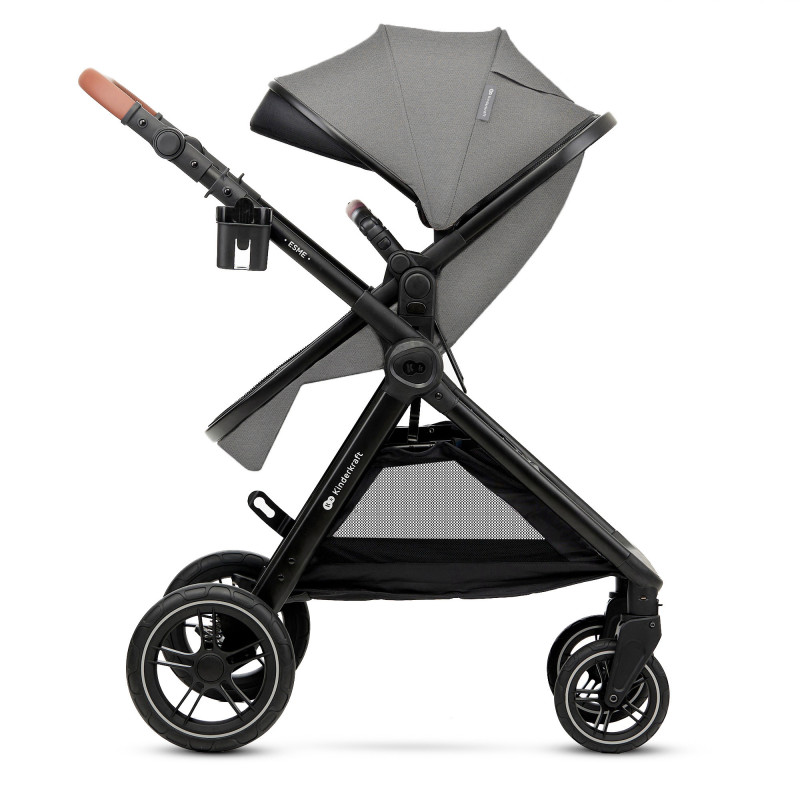 Універсальна коляска 3 в 1 Kinderkraft Esme Moonlight Grey KSESME00GRY3000