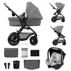 Універсальна коляска 3 в 1 Kinderkraft Moov 2 Air Light Gray KSMOOV02LGR3000