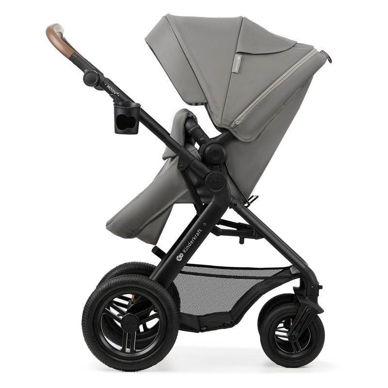 Універсальна коляска 3 в 1 Kinderkraft Moov 2 Air Light Gray KSMOOV02LGR3000