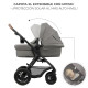 Універсальна коляска 3 в 1 Kinderkraft Moov 2 Air Light Gray KSMOOV02LGR3000