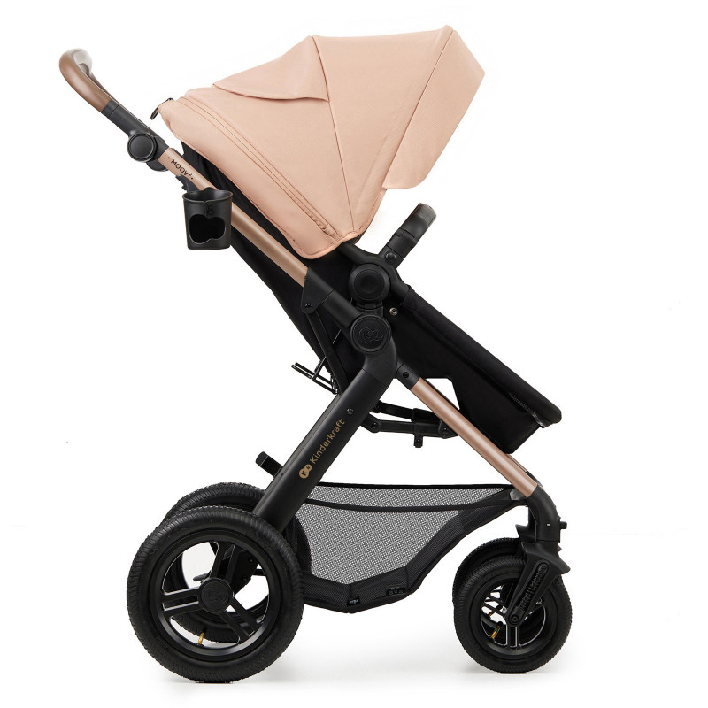 Універсальна коляска 3 в 1 Kinderkraft Moov 2 Air Sand Beige KSMOOV02BEG0000
